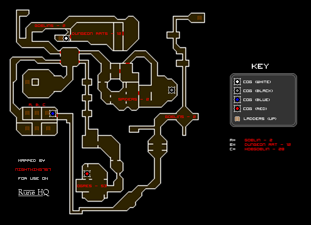 Clock Tower Dungeon Map