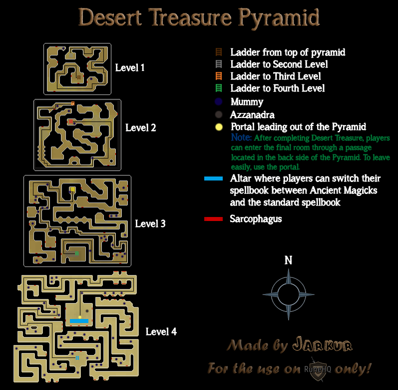 Desert Treasure Pyramid Map RuneScape Guide RuneHQ