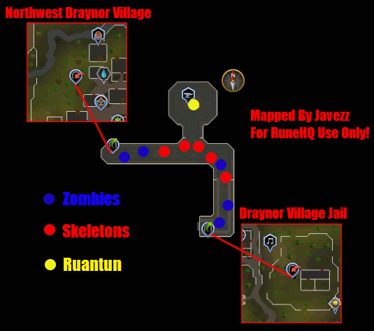 Draynor Sewers Map.