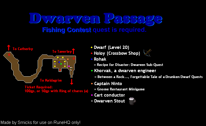 Dwarven Underground Pass Map