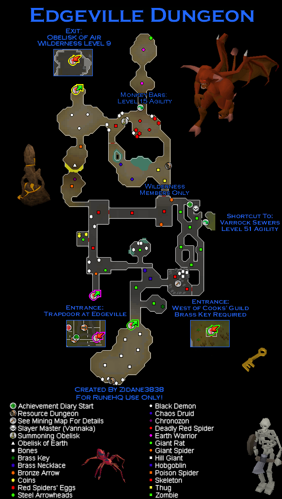 Edgeville Dungeon Map