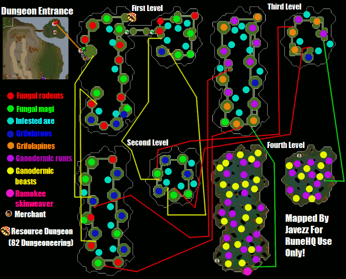 Polypore Dungeon Map