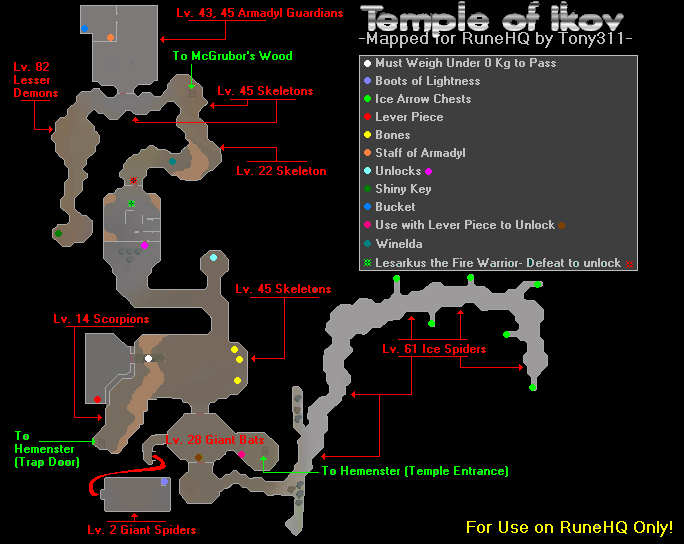 Temple Of Ikov Map
