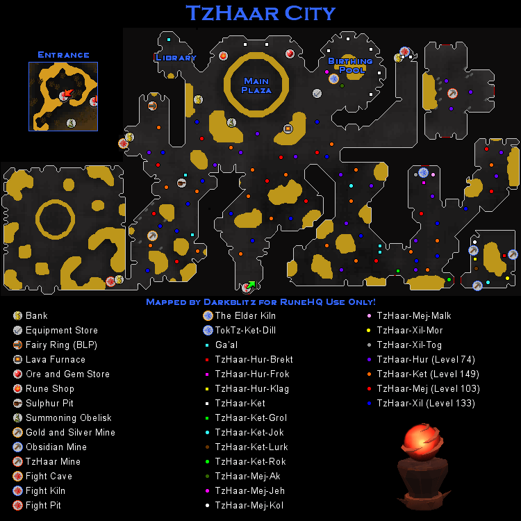 TzHaar City Map