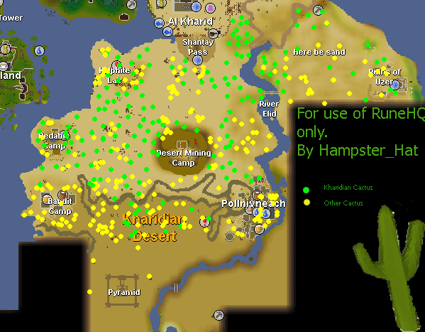 Al-Kharid Cacti map