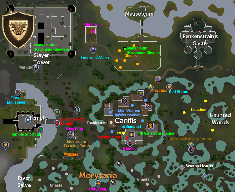 Canifis Map