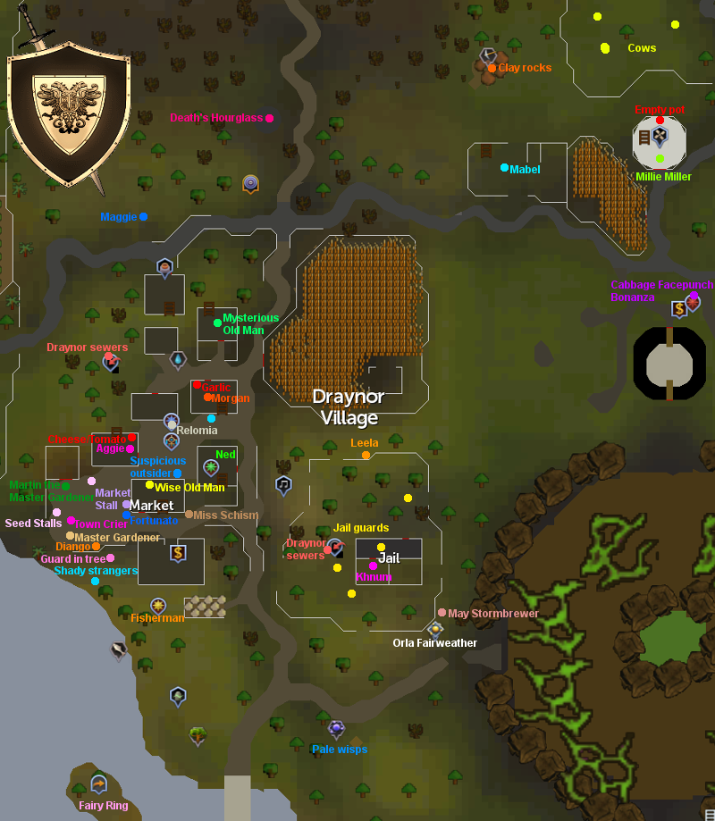 Draynor Village Map
