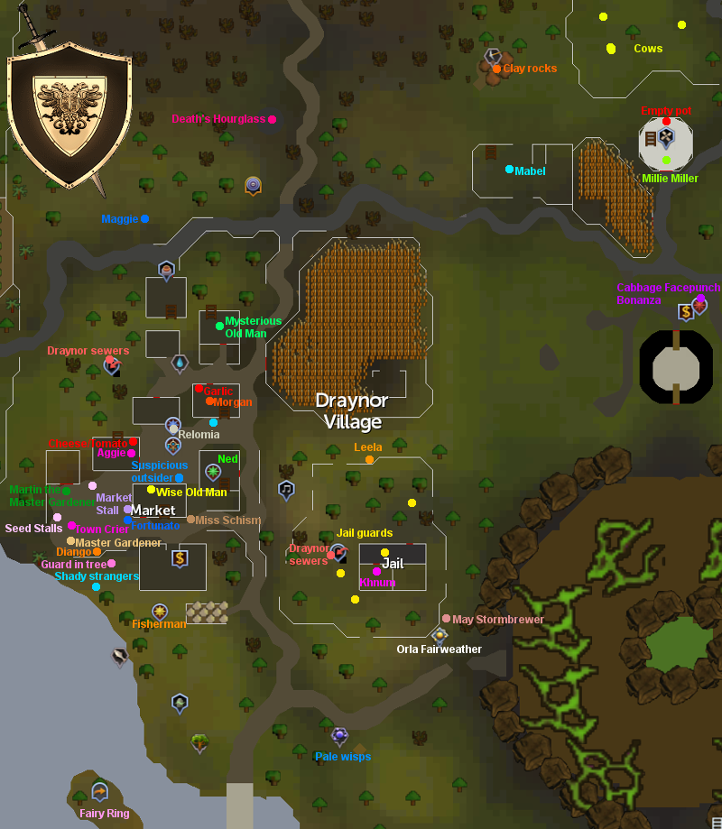 Draynor Village Map.