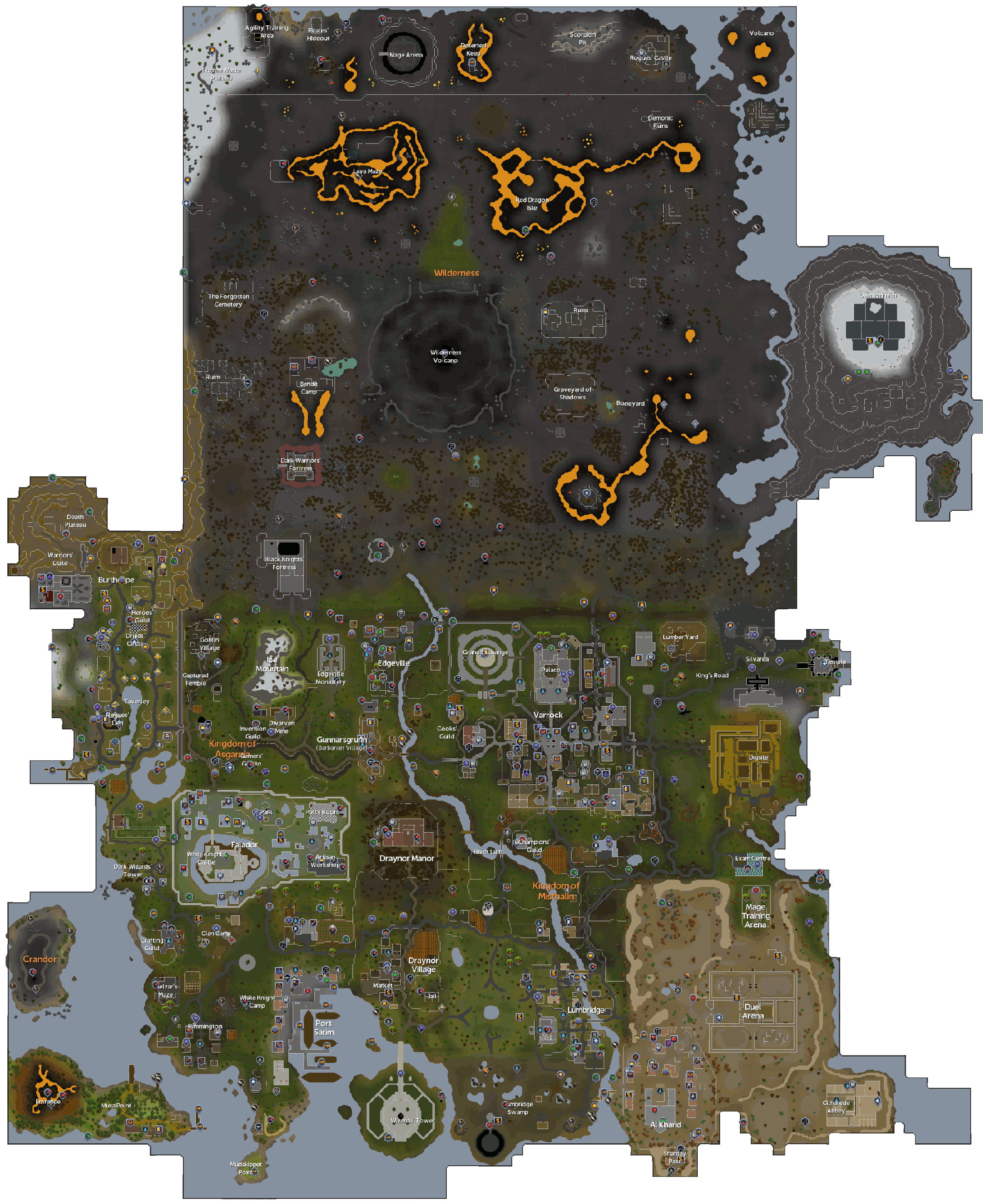 OS Runescape Interactive Map