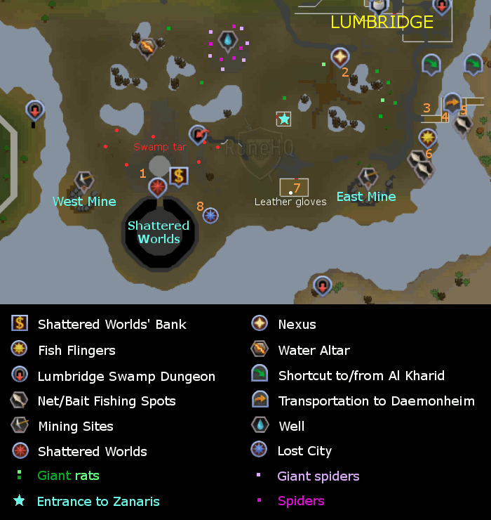 Lumbridge swamp map