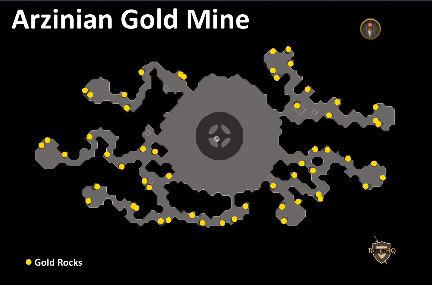 Arzinian Gold Mine Map