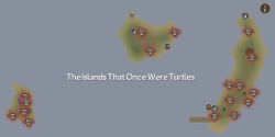 The Islands that once were Turtles scan locations