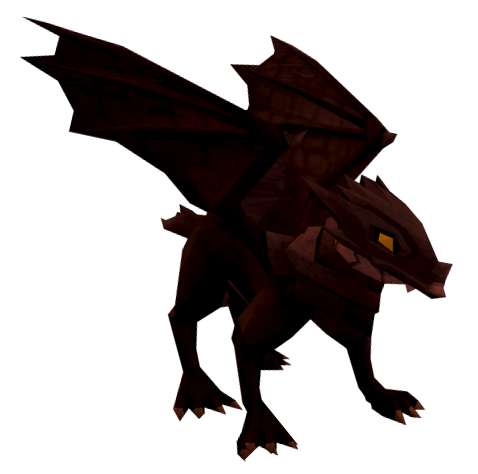 Baby black dragon