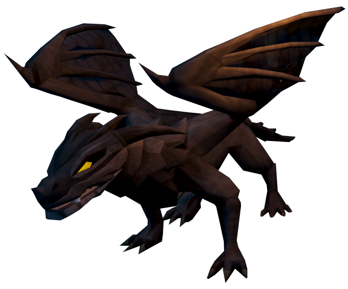 Black dragon - RuneScape Monster - RuneHQ