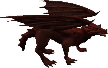 Indtægter Anoi lavendel Red dragon - RuneScape Monster - RuneHQ