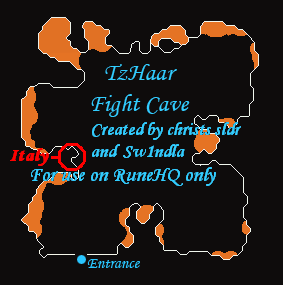 Fight Cave Map