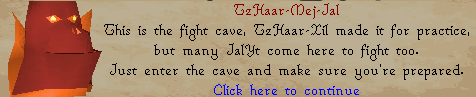 Fight Cave Intro
