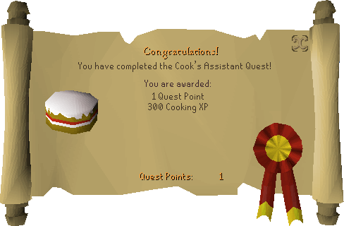 Quest complete!