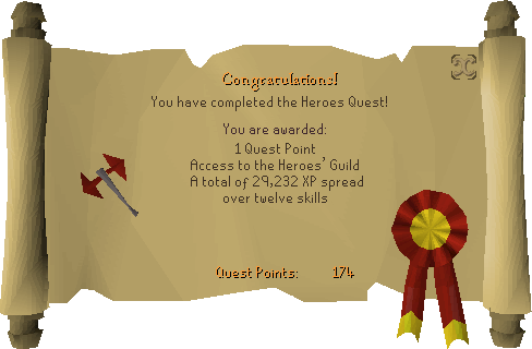 Quest Complete Scroll