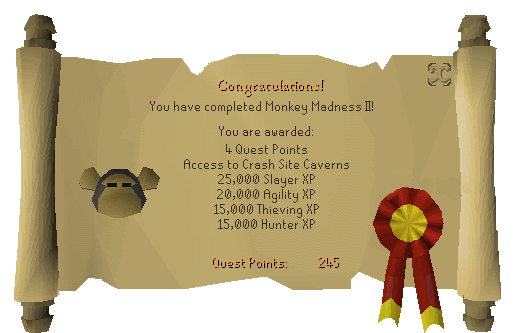 Quest completion