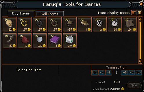 Faruq's Tools for Games