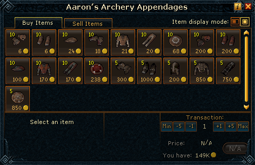 Aaron's Archery Appendages