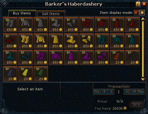 Barker's Haberdashery