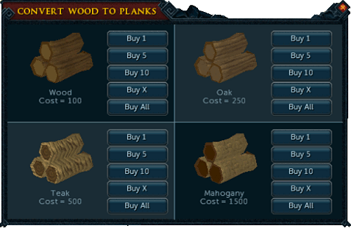 Convert Wood To Planks