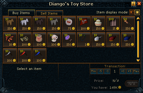 Diango's Toy Store