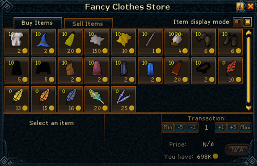 Fance Clothes Shop