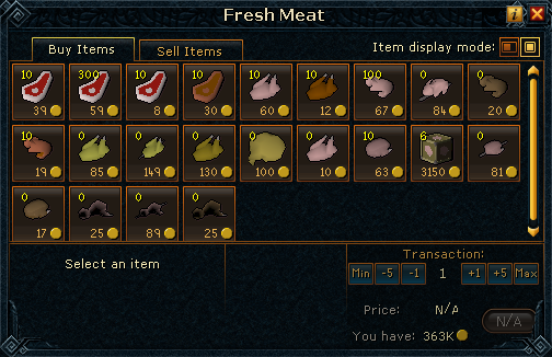 Fresh Meat Store