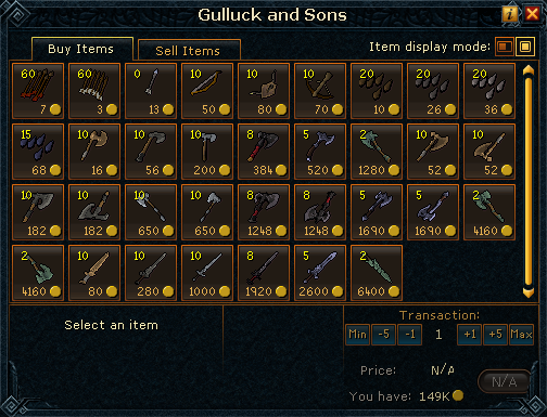Gulluck and Sons shop