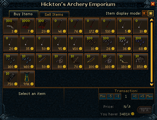 Hickton's Archery Emporium