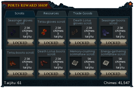 Ports Reward Shop Scrolls