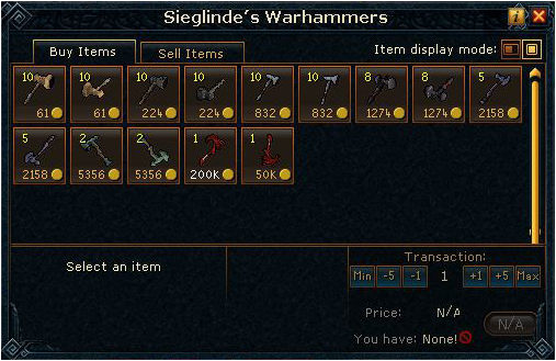 Seiglinde's Warhammers