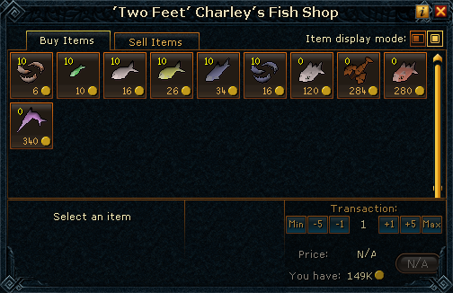 'Two Feet' Charley's Fish Shop