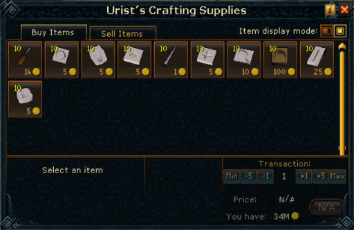 Urist's Crafting Supplies