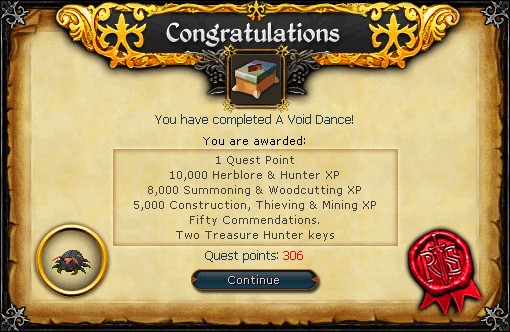 Quest completed!