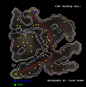 Mapa das catacumbas