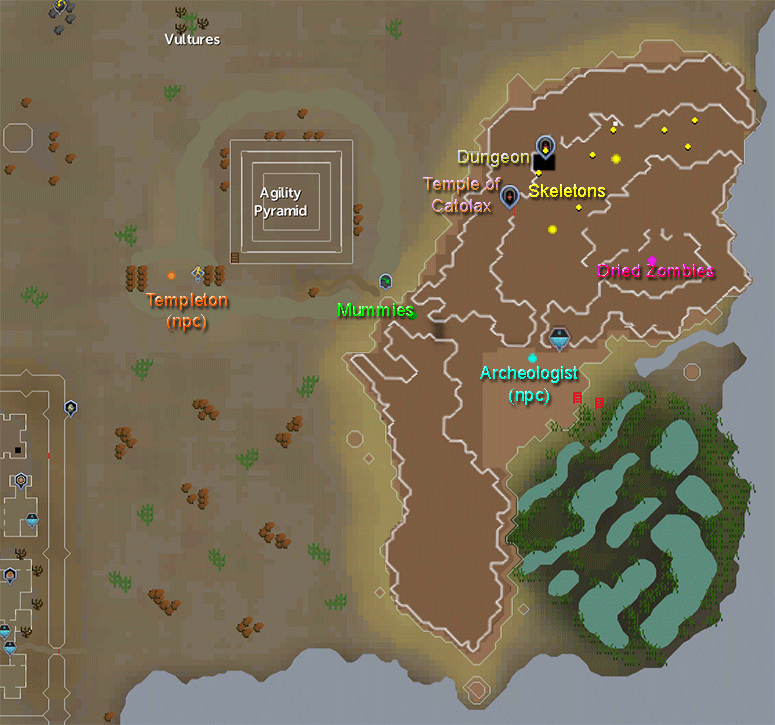 Scabaras Quest map