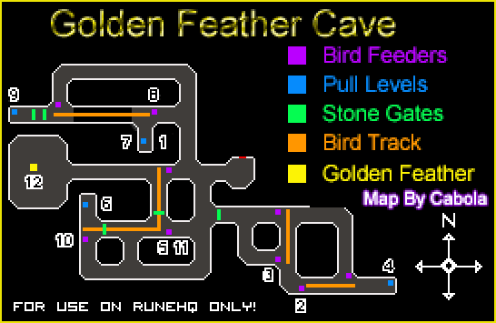 Gold Feather Map