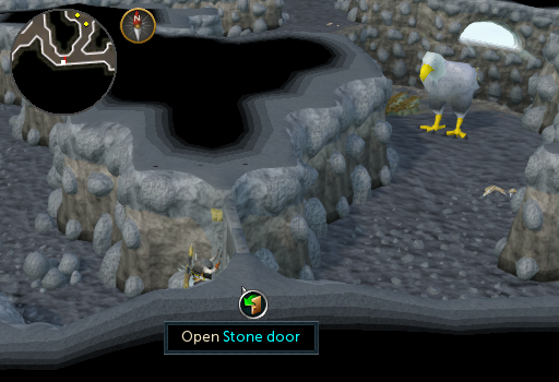 Open Stone Door