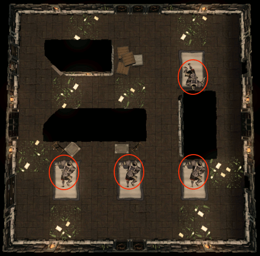 Sleeping brutes puzzle room