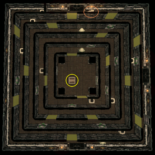 Maze puzzle room