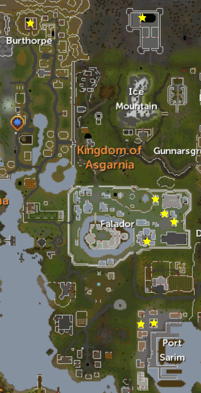 Asgarnia Map
